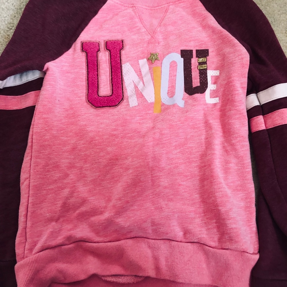 Pink and purple Long sleeve shirt